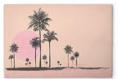 Картина на холсте A.S. Création Miami Beach Sun 2 цвет orangerosagrau