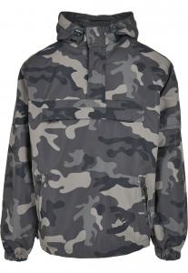Ветровка Brandit ACCESSOIRES PULL OVER, цвет Grey Camouflage