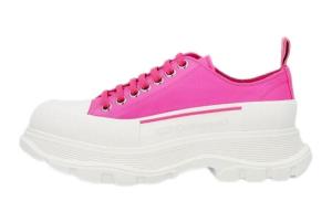 Кроссовки Alexander Mcqueen на толстой подошве, белый / розовый