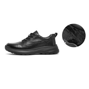 Кроссовки мужские Lifestyle Shoes Men Low-Top Belle, цвет Black Fleece-lined