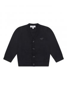 Кардиган Emporio Armani Kids с аппликацией логотипа, синий