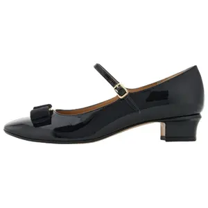 Ferragamo Туфли mary jane на массивном каблуке vara 3 см женские black