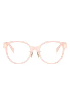 Очки в круглой оправе Tiffany & Co, розовый