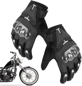Мотоциклетные перчатки, мужские мотоциклетные перчатки, перчатки для велоспорта | Перчатки для сенсорных экранов, перчатки для езды на мотоцикле, нескользящие перчатки, Schwarz