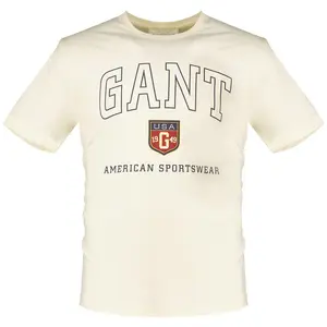 Футболка Gant Graphic, бежевый