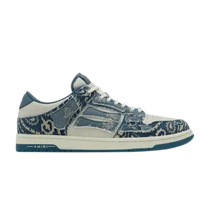 Кроссовки Amiri Amiri Skel Top Low 'Bandana Jacquard - Denim', синий