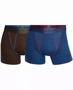 Мужские микро-сетчатые трусы, 2 шт CR7, коричневый