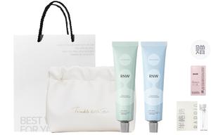 Набор: ароматизированный крем для рук, косметичка, шоппер RNW, Christmas Night+Left Bank+Makeup Bag+Shopping Bag, Includes A Free Hand Cream Sample+Perfume Sample