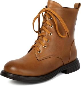 Женские ботинки Челси с перфорацией, броги с крыльями, на невысоком каблуке, с разрезами, короткие ботильоны, удобная модель на молнии EDEELVEEYS, Brown-Ws-31