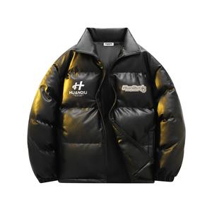 Пуховик Unisex Stand Collar Thickened Padded Puffer Jacket HUANQIU, черный