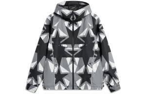 Коллекция Sports Life Тренчкот мужской черный и серый с принтами Lining