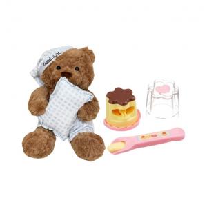 Плюшевая кукла в пижаме с рождественским медведем высотой 45 см CHUNTUSHU, no-slogan pillow bear+feeding pudding