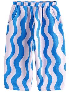 Мешковатые штаны Next, экрю/синий