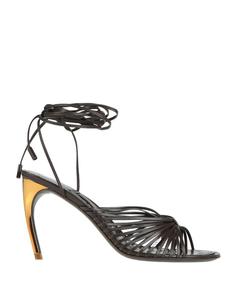 Сандалии Ferragamo, темно-коричневый