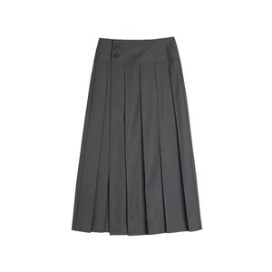 ELLE Повседневная длинная юбка Women's Dark Gray