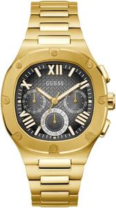 Guess, мужские часы, 42 мм, Gold Tone/Gold Tone/Black