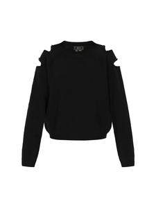 Женский свитер черного цвета faina