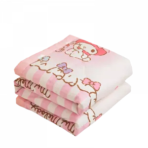 Гипоаллергенная, стираемая 100% хлопковая летняя тонкая подушка-одеяло soybean Sanrio, Doll Version B (A, B Random Shipment)