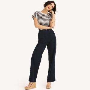 Женские джинсы Nautica True Flex с высокой талией, изготовленные с учетом экологических требований, в матросском стиле, цвет stately blue wash