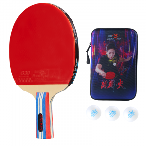 Ракетка для настольного тенниса DOUBLEFISH All Wood DOUBLE FISH, [competition recommended-kirin fire]direct shipping