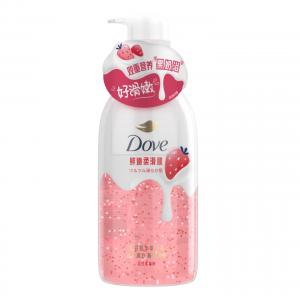 Фруктовое молочное сыворотка клубничное овсяное молоко аромат гель для душа успокаивающий контроль жира увлажняющая очистка клубничный аромат Dove, Sweet Strawberry 430g