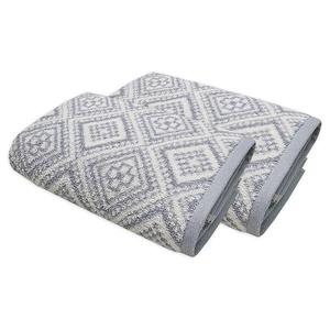 Полотенце для рук framsohn Arabeske 2 шт, 50x0,5x100 см цвет grau-weiß