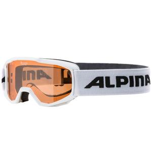 Горнолыжные очки Alpina, бело-черный