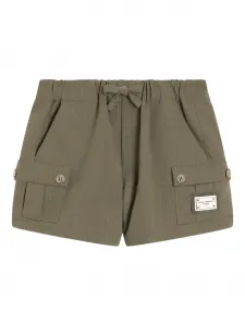 Шорты с бантом Dolce & Gabbana Kids, зеленый