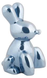 Декоративное украшение Present Time Balloon Bunny, 9x10x9 см, синий