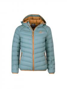 Пуховик Snaefell ледниково-зеленого цвета Westfjord