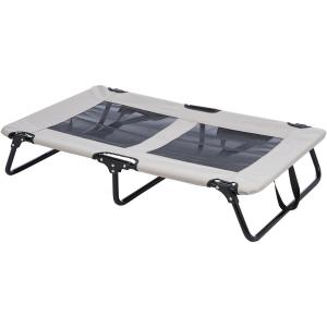 Трикси Грей и черный шезлонг для собаки 99х19х60см Trixie, цвет серый