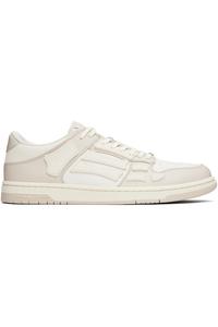 Скелетонизированные низкие кроссовки Amiri, цвет alabaster