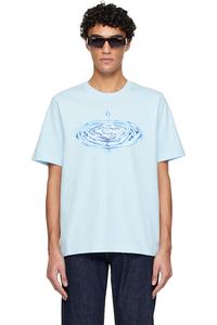 Casablanca Футболка с коротким рукавом и логотипом Blue drip