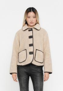 Флисовая куртка JDY JDYNOELLA LIFE JACKET, Cement/Beige