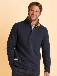 Свитер Abbotsbury с застежкой на четверть Brakeburn, Blue