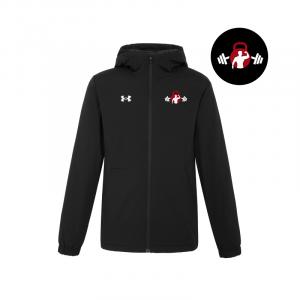 Пуховая куртка с капюшоном, унисекс Under Armour, черный