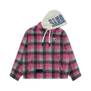 Куртка-бомбер A Bathing APE в клетку с молнией Aape, серый