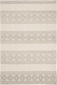 Ковер SAFAVIEH, 61 x 92 см, Natura Collection, Grey & Ivory, ручной работы марокканский бохо этнический из шерсти и хлопка, идеально для помещений с высокой проходимостью: прихожая, гостиная, спальня (NAT750F)