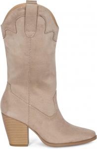 Женские ковбойские сапоги Chariot & Co - западный стиль, средний голенищный каблук - Polly, Clay Imsu