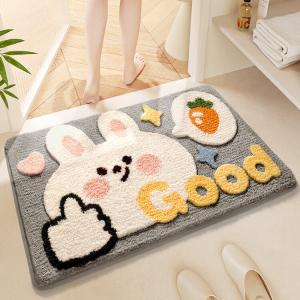 Dajiang Ковер 40x60 см и 50x80 см для ванной, впитывающий, нескользящий, набор из 2 штук