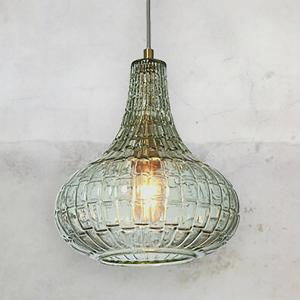 Подвесной светильник it's about RoMi Venice Typ C, стекло - 1 лампа - зеленое/золотое