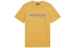 Футболка унисекс желтая New Balance, желтый