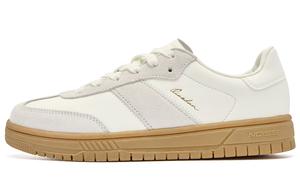 QIAODAN Низкие мужские кроссовки для скейтбординга с противоскользящим и износостойким покрытием, серо-бежевые