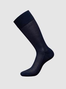 Носки zd ZERO DEFECTS Mercerized cotton socks, темно-синий