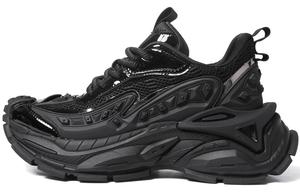 Низкие массивные кроссовки унисекс с амортизацией, износостойкие, увеличивающие рост FINEPLAN, Black Warrior