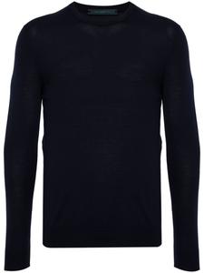 Kiton шерстяной свитер, синий