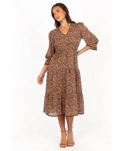 Женское миди-платье Simone Petal and Pup, Camel