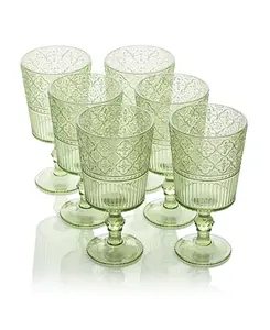Акриловые универсальные бокалы Victoria, набор из 6 шт. Certified International, green