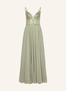 Вечернее платье с пайетками и драгоценными камнями Hey Kyla, хаки