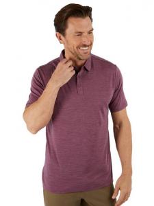 Футболка-поло из ткани Merino Cool Rohan, Grape Purple Marl